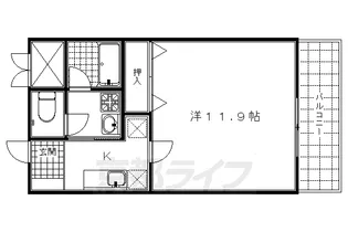 上原マンションⅡ【2階】の間取り