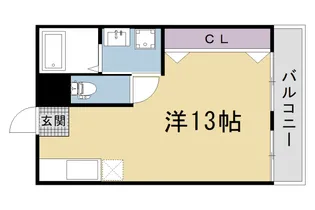 コーポ ヨザ【205号室】の間取り