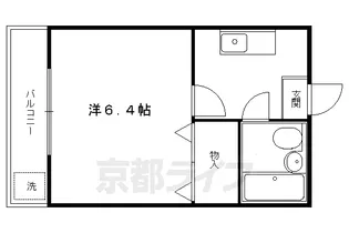 森マンションⅥ【203号室】の間取り