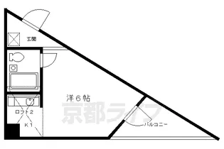 サンクレスト【505号室】の間取り