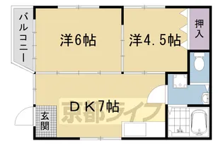 ソーレⅣ【3階】の間取り