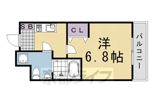京都府京都市西京区樫原水築町【マンション】の間取り