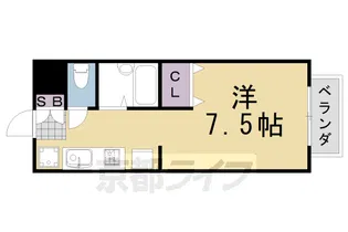 立志館【207号室】の間取り