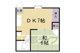 五条グリーンハイツ【2階】の間取り