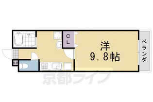 セントフローレンスONE【2階】の間取り