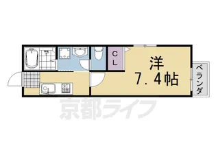 シャーメゾン伸光【2階】の間取り