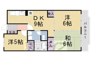 パストラル蘭【2-A号室】の間取り