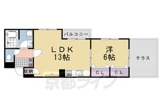 ONマンション【101号室】の間取り