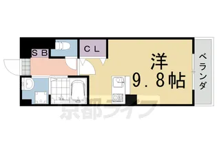 1Rの間取り画像