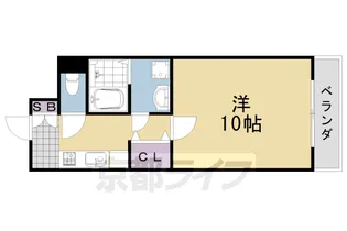 京都府京都市西京区大枝塚原町【マンション】の間取り