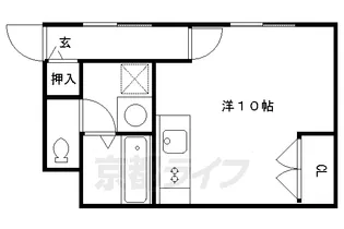 野上ビル【2F号室】の間取り