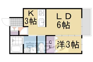 クワトロセゾン【202号室】の間取り