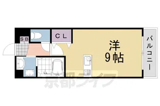 レインボー スクエア【106号室】の間取り