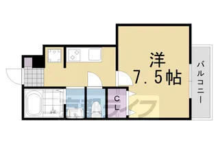 「ボワ・ヴィラージュⅡ」【1階】の間取り