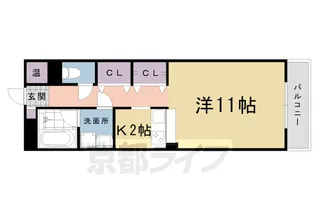 ウエストヒル【3階】の間取り