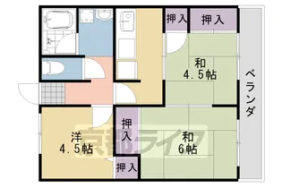 ONコーポ【202号室】の間取り