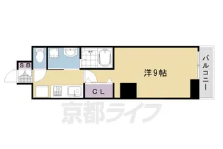 EXCEED桂【303号室】の間取り