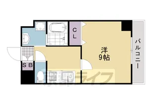 EXCEED桂【409号室】の間取り