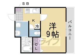 EXCEED桂【304号室】の間取り