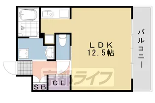 ガーデンコート洛西【2階】の間取り