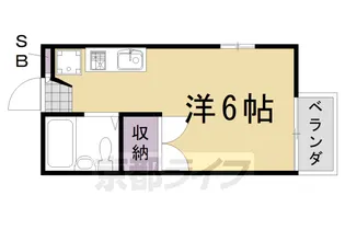 レオパレス桂TANAKA【103号室】の間取り