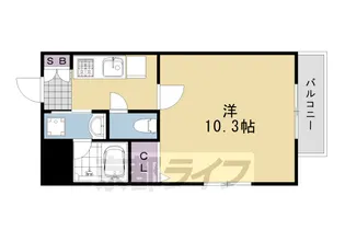 シャルレ10番館【2階】の間取り