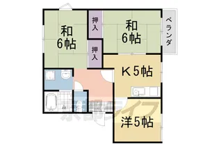 フレグランス桂【A-201号室】の間取り
