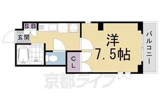 メゾン・ド・シャルム【403号室】の間取り