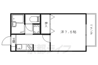 ミキ トゥールⅡ【201号室】の間取り
