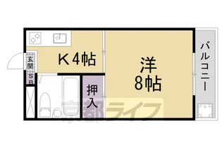 西浦マンション【2階】の間取り