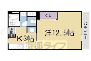 ヤマブハイツ【302号室】の間取り