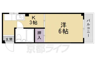 ビブラビブレ【301号室】の間取り
