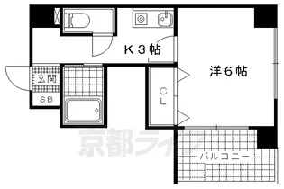 ヤマシナアーバンコテージ【101号室】の間取り