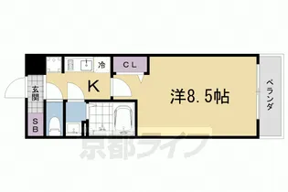 トレジャーマンションⅡ【5階】の間取り