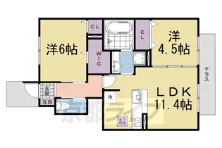 PressoKATATA【103号室】の間取り