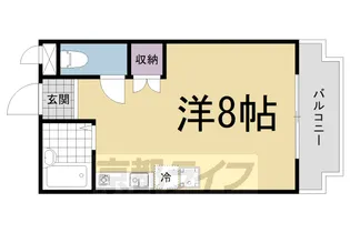 ミナール一里山【105号室】の間取り