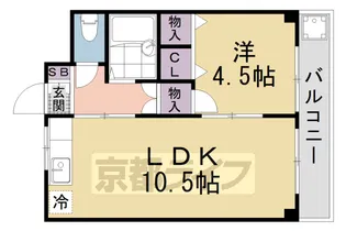メゾンソレイユ【3階】の間取り