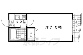 ナ・テュール11【205号室】の間取り