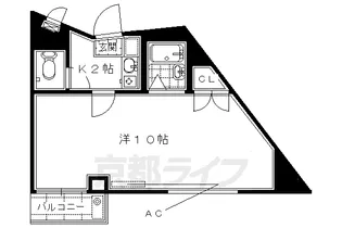 Four Seven 八条口【4階】の間取り