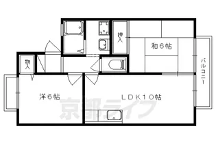 ヴァンベール ヤマダ【102号室】の間取り