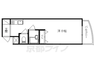 アーク醍醐【402号室】の間取り
