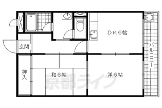 スクエアメゾン醍醐【5階】の間取り