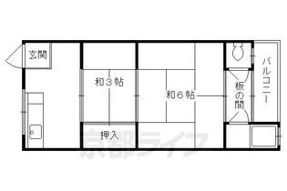 森山マンション【201号室】の間取り