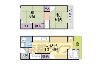 日ノ岡ローズハイツ【11号室】の間取り