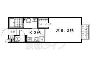 スタシオン東野アクシス A棟【1階】の間取り