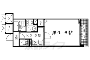 京都府京都市山科区東野片下リ町【マンション】の間取り