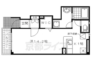 ブランクレール【1階】の間取り