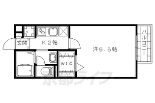 シャトレコーポラス【102号室】の間取り