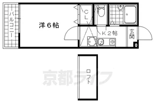 セ・レスト薬大南【2階】の間取り