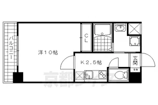 パルジュコート【2階】の間取り